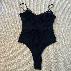 Black AFRM lace bodysuit